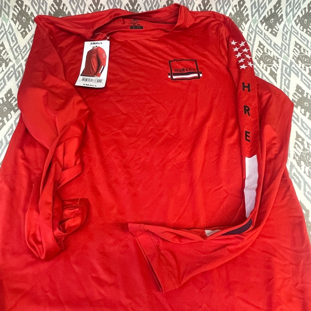Hurley swim shirt NWT